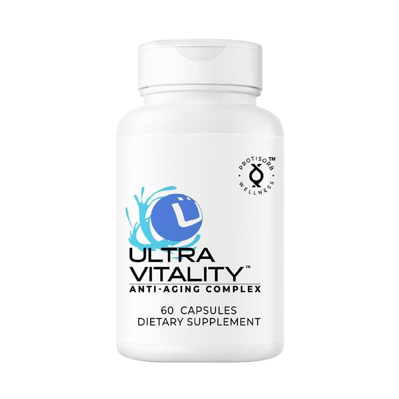 UltraVitality Longevity Support Formula – Fisetin, Curcumina, Quercetin & Beta-Glucan – Supporta l'invecchiamento sano cellulare e cognitivo – 60 capsule
