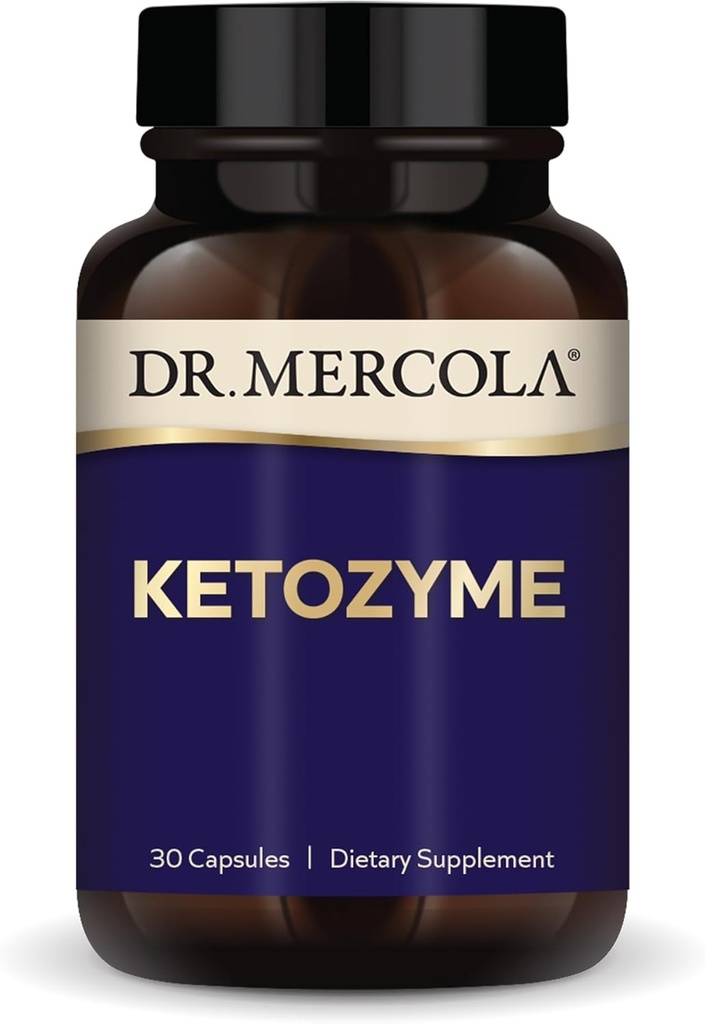 Dr. Mercola Ketozyme, 30 capsule, Non OGM, Gluten Free, Soy Free