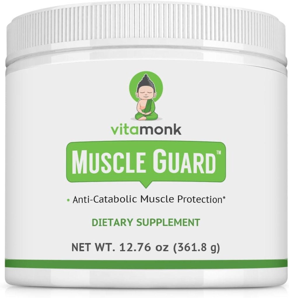 VitaMonk Muscle Builder con HMB, EAA, Vitamina D, Magnesio - Integratori di costruzione del muscolo, guadagno del muscolo, supplemento del muscolo, integratori per la crescita del muscolo