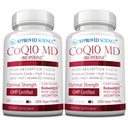 Approvato Science® CoQ10 MD - Extra Strength 300mg Pure CoQ10 con BioPerine® per un assorbimento più veloce - Supporto ottimale - 6 mesi di alimentazione
