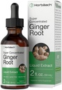 Horbäach Ginger Root Extract Liquid | 2 oz | Alcohol Free Supplement | Super Concentrato | Vegetariano, Non OGM, Gluten Free