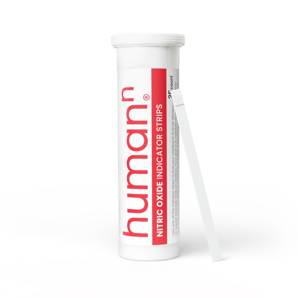 humanN - Nitric Oxide I Indicator Strips - Test salivary Nitrite Livelli - 1 tubo di 25 strisce