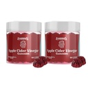 Droppels Aceto di sidro di mele Gummies 1000mg con barbabietola radice e melograno | Non-GMO, Vegan-Friendly, Gluten Free | Supports Digestione, Metabolismo, Energia e salute immuni | Raspberry Flavor