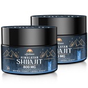 Ajoblanco 800 Mg Himalayan Shilajit Resina, Shilajit Pure Himalayan Organic, Shilajit Supplement with Purity, High Dosage & Potency for Energy, Strength & Immunity, Men & Women, 30 Grammi, Confezione da 2