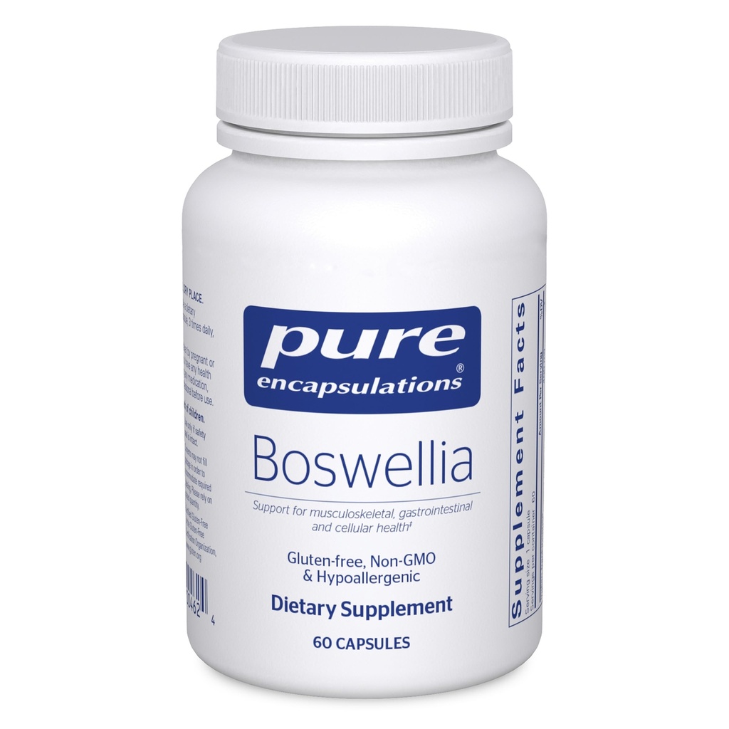 Integratore Boswellia - per la salute comune, GI & Tissue connettivo - Supporta giunti sani e digestivi* - Non-GMO & Vegan - 60 capsule