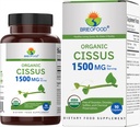 Brieofood Cissus Organic Quadrangularis 1500mg, 45 Serve, Vegetariano, Senza Glutine, 90 compresse vegetariane