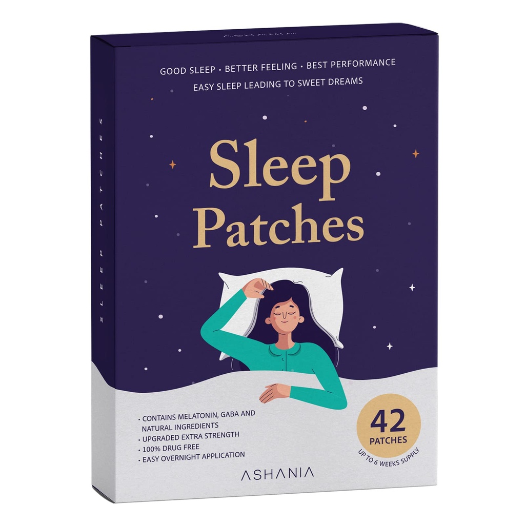 Dormire Patch, Dormire Patch per Adulti, Set di patch per il sonno aggiornato, Facile da applicare e Confortevole, Ingredienti Premium, per Uomini e Donne (42 Conteggio (Pack of 1))