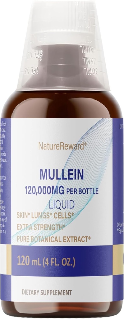 Mullein Liquid,Respiratory Health Support - Come Liquido, Tintura, Tea - 4 fl oz