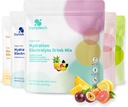 Dynatech Zero Sugar Electrolyte Drink Mix - Variety Pack - Idration Powder Packets with 10 Electrolytes & Vitamins | Non-GMO, Gluten Free, Vegan Electrolytes Powder Packets | 16 Servings