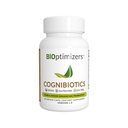 BIOptimizers Cognibiotics Probiotic Brain Supplemento - Aiuta a sostenere Mood, Better Focus, Memoria, Mental Clarity - 30 capsule