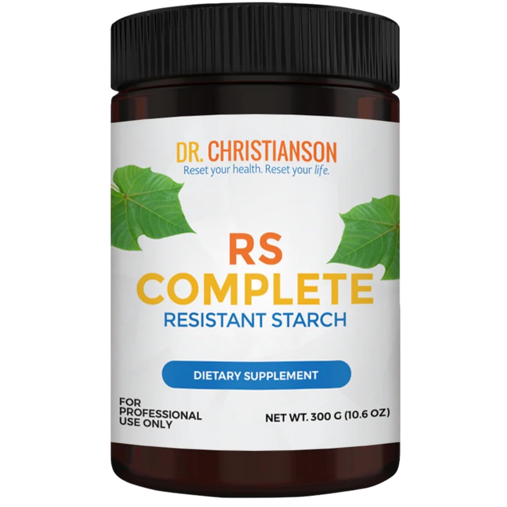 Dr. Christianson RS Completo - Polvere di amido resistente con farina di banana verde organico - Supplemento di polvere di fibra non OGM + senza latticini - La dieta di reset del metabolismo (30 Serve / 300g)