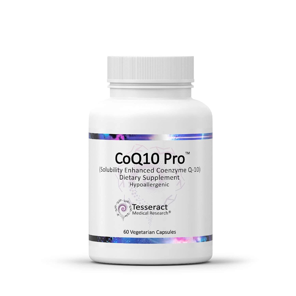 CoQ10 Pro, Coenzyme Q10 per la salute del cuore, la salute del muscolo e la produzione di energia cellulare, supplemento antiossidante per il supporto di salute cardiovascolare ottimale, soluzioni anallergiche, CoQ10 300mg, 60 capsule