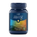 GNC Tripla resistenza Fish Oil Plus Joint Omega 3, 1000mg EPA e DHA, salute del cuore, Plus Fast 5 Day Comfort, cervello, pelle e occhio, antiossidanti e estratti botanici, Control Fish Burps, 30 Serve