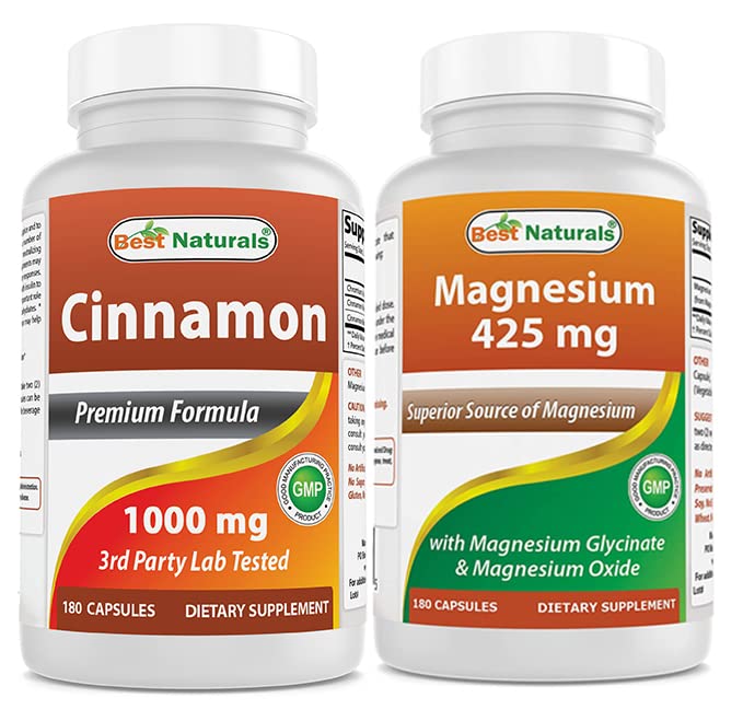 Cinnamon 1000 mg & Magnesio Glycinate 425 mg