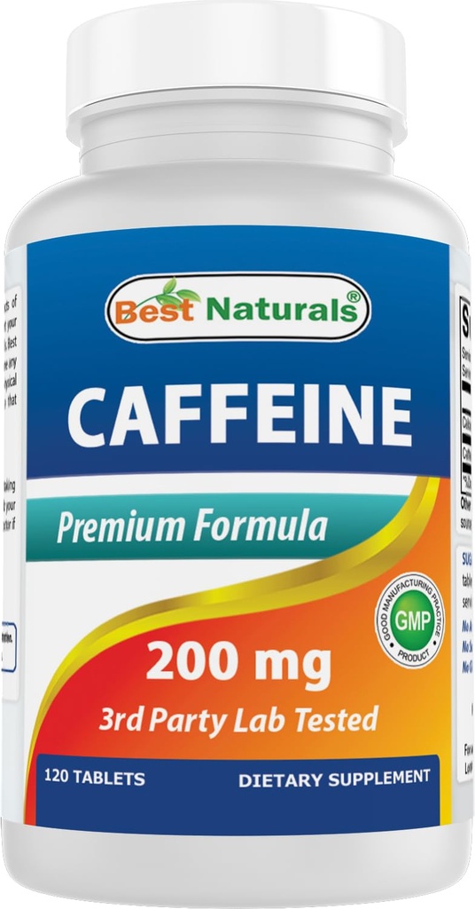 Migliori naturali pillole di caffeina 200mg, 120 Conte