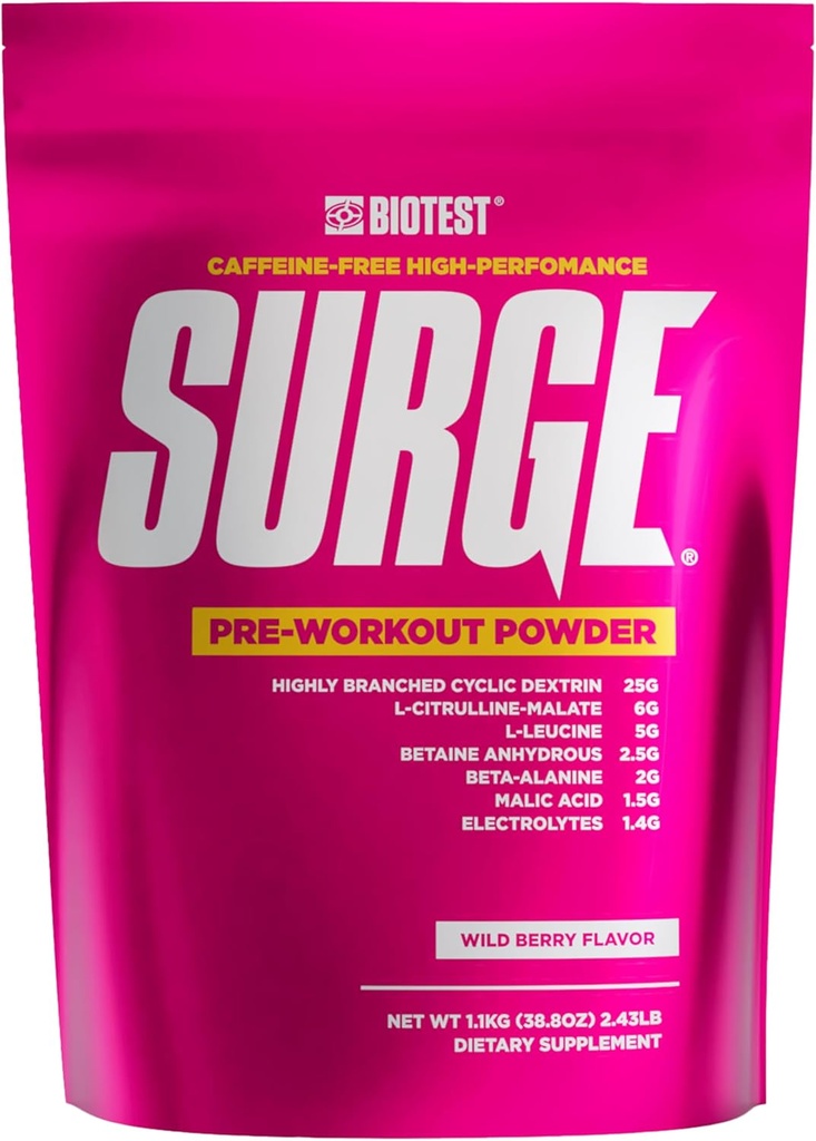 Chirurgia Pre-Workout Polvere - 25 g Destrina Ciclica altamente ramificata, 6.5 g Citrullina Malato, 5 g L-Leucina, 2.5 g Betaina Anidra, 2 g Beta-Alanina, 1,4 g Miscela di Electrolyte - 1.1 Kg