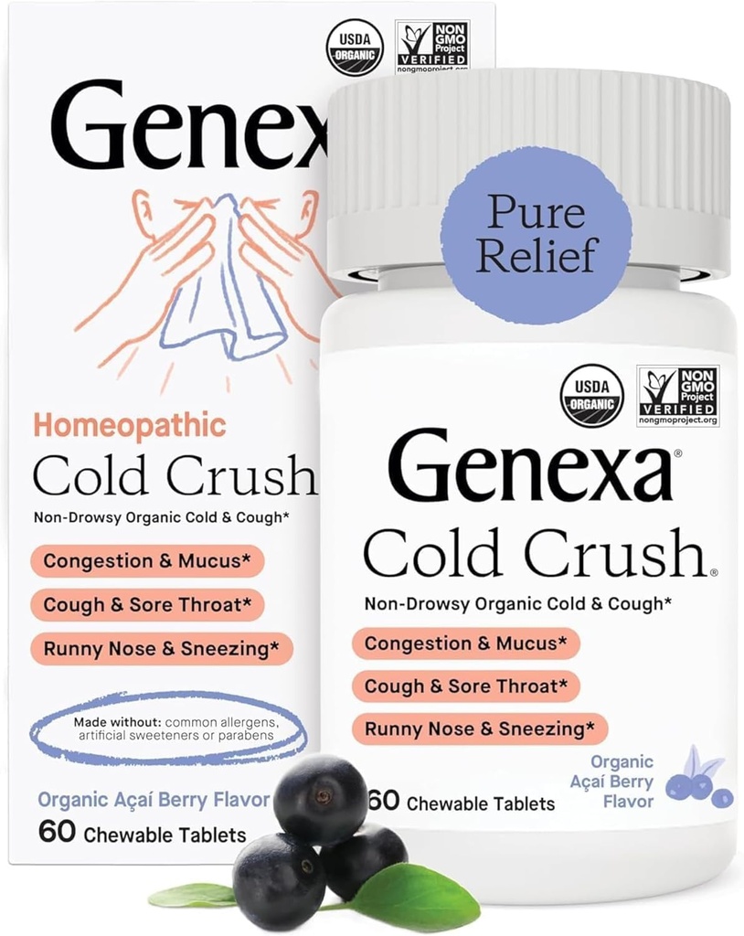 Genexa, Crociata fredda Acai Berry Organic, 60 Conte