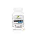 Salute come esso deve essere vitamina D3+K2 supplemento | Supporta le ossa sane e la salute immunitaria | 60 capsule