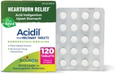 Compresse di Acidil di Boiron per il sollievo del riflusso acido, bruciore di stomaco, indigestione, e l'aumento di Stomach - 120 Conte (2 Confezione di 60)
