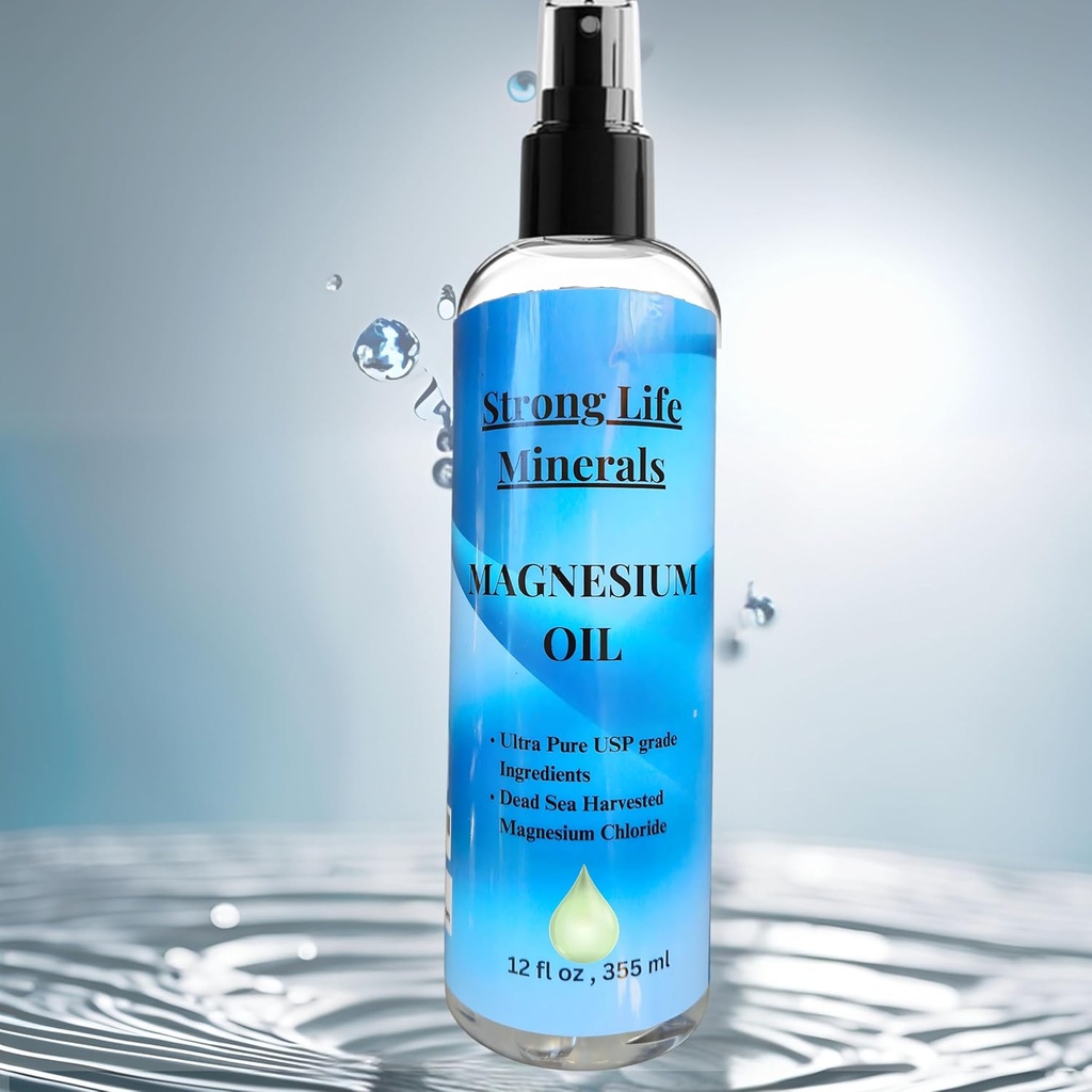 Scatena il Power Extra Strength Magnesium Body Spray 100% Organic Made in USA Confronta Sette Minerali e Minerali Antichi. Il potere del Magnesio può cambiare la tua vita.