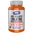 NOW Foods Nutrizione sportiva, Kre-Alkalyn Creatine 750 mg, Mass Building*/Energy Production*, 120 capsule di Veg