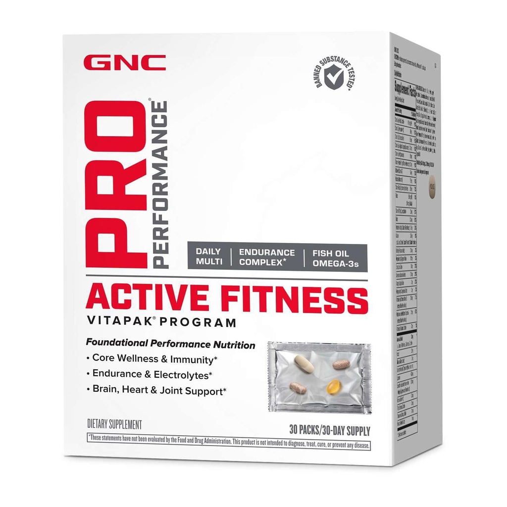 GNC Pro Performance Active Fitness Vitapak Program | 30 Serve
