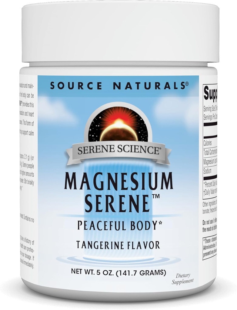 Sereno della scienza serena, corpo pacifico*, Tangerine aromatizzato - 5 polvere di oncia