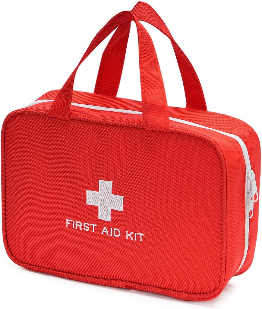 Borsa per l'Organizzatore di Medicina di viaggio per la casa, il campeggio, il viaggio, l'automobile (rosso)
