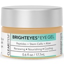 CLEARSTEM - BRIGHTEYES - Gel per occhi - Crema per occhi nutrienti - Rinnovamento labbra - Gel di raffreddamento - Miscela per cellule staminali - Peptidi, Collage, Aloe Vera - Senza glutine - Bellezza, Autocura, Cura della pelle - 0.6 fl oz