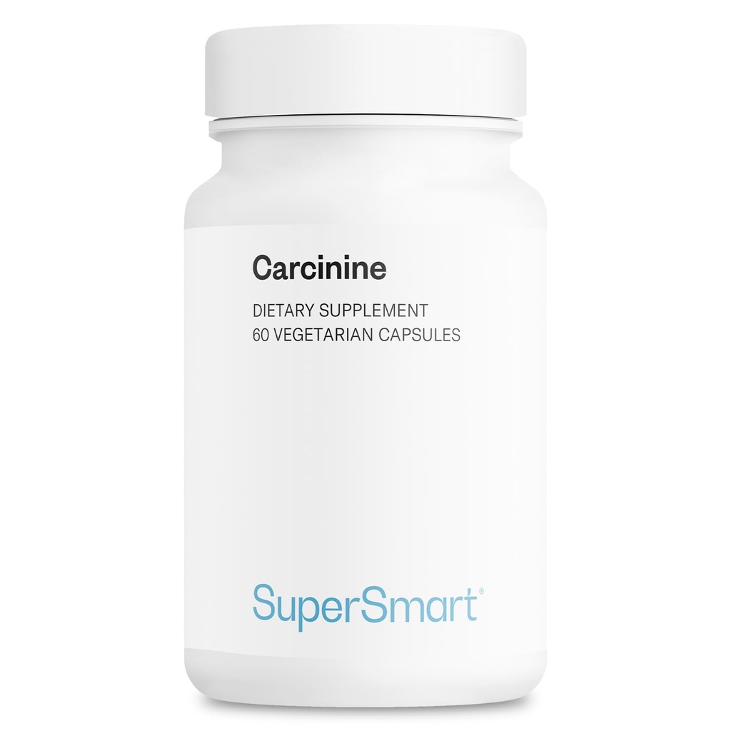 Supersmart - Carcinine 300mg al giorno (Patented) - Stable L-Carnosine Supplement | Non-GMO & Gluten Free - 60 capsule vegetariane