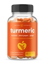 NutraChamps Gummies Turmeric per adulti e bambini con Ginger & Black Pepper Extract, 95% Curcuminoids, Vegan Natural Curcumin Joint Support Supplement, Tumeric Gummy Supplements