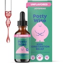 JoySpring Potty Wise – Gentle Digestive Support for Kids – promuove la digestione sana con Senna & Elderberry – Vegan, senza glutine, senza zucchero (2 fl oz) 60 Serve