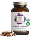 Pure Synergy SuperPure Grape Seed Extract | Organic Grape Seed Polyphenols Supplement with Whole Fruit | for Heart Health, Skin and Healthy Aging Support (60 capsule)