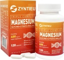 Triple Magnesium Complex | 400mg di Magnesio Glycinate, Malate & Citrate per i muscoli, Neves & Energy |with Vitamina C, B6 per l'assorbimento elevato | per le donne e gli uomini (120 capsule)
