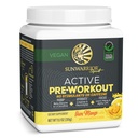 Pre Workout Polvere Energy Drink Non-Stim & Caffeine Free | Vegan Plant-Based Supplement | Pompa Hydrate Focus Endurance & Strength Builder | Yuzu Mango aromatizzato 30 Servire Active Preworkout