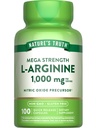 La verità della natura L-Arginina 1000mg | 100 capsule | Mega Strength | Non-GMO & Gluten Supplemento gratuito
