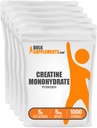 BulkSupplements.com Polvere di monoidrato di creatina - Supplemento di creatina, creatina micronizzata, polvere di creatina - senza glutine e senza glutine, 5g (5000mg) per setter, 5kg (11 lbs) (Pack of 5)