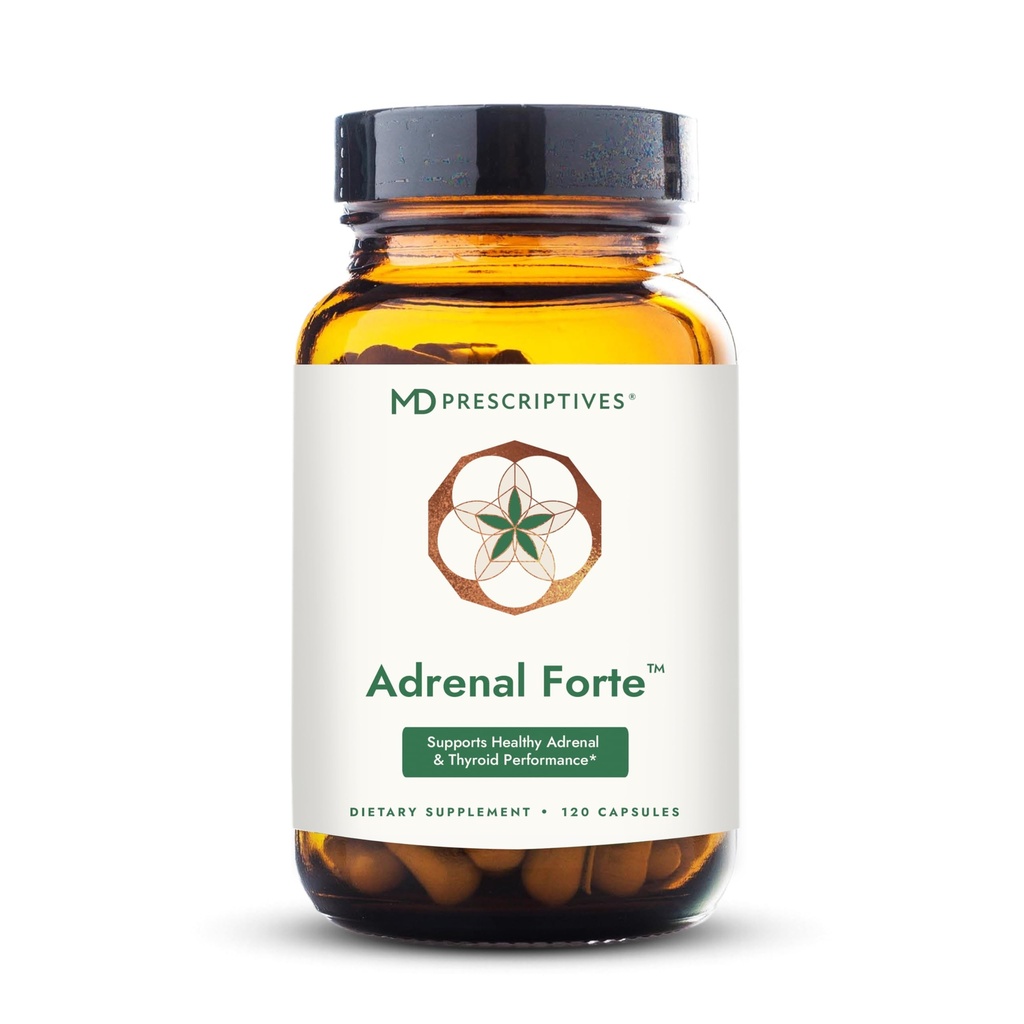 Prescrittivi MD - Adrenal Forte - Supplemento supporto surrenale* con Ashwagandha & Rhodiola - 120 capsule