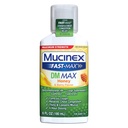 Mucinex Fast-Max Massima Forza DM MAX, Rilievo Sintomo, Soppressore della Tosse e Prospettorante, Aroma di Miele & Berry, 6 FL OZ