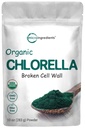 Micro ingredienti clorella Organica polvere, 10 oncia, parete cellulare rotta, ricca di proteine vegane e vitamine, crudo, Bulk Premium Chlorella supplemento, Vegan amichevole, non-irradiazione