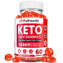 Gummie Keto ACV per le donne - Gummie di Aceto di Sidro di Mele con Madre, Vitamine B, Pomegranato & Radice di barbabietola - Metabolismo, Vegan, Senza zucchero, 60 Ct