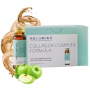 Relumins Advanced Collagen Beauty Drink con Glutathione, Acido Ialuronico & Antiossidanti - Ripristino della Pelle Post-Estate & Made in USA - Sapore di Mela - 10 Bottiglie x 50mL