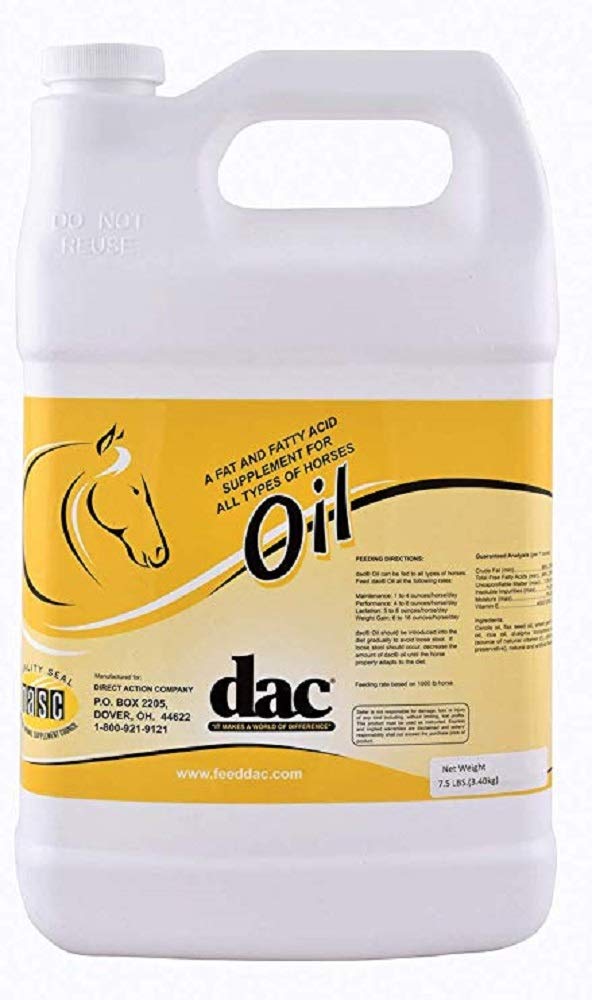 Supplemento di salute dell'acido grasso della pelle del cappotto del grasso di calcio del cavallo del gallone dell'olio di DAC