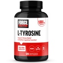 FORCE FACTOR L Tyrosine Stress Relief Supplement, L-Tyrosine Brain Health Integratori per Adulti, L-Tyrosine 500mg Capsule, Free Form, Vegan, No Gelatin, Non-GMO, 120 Capsule