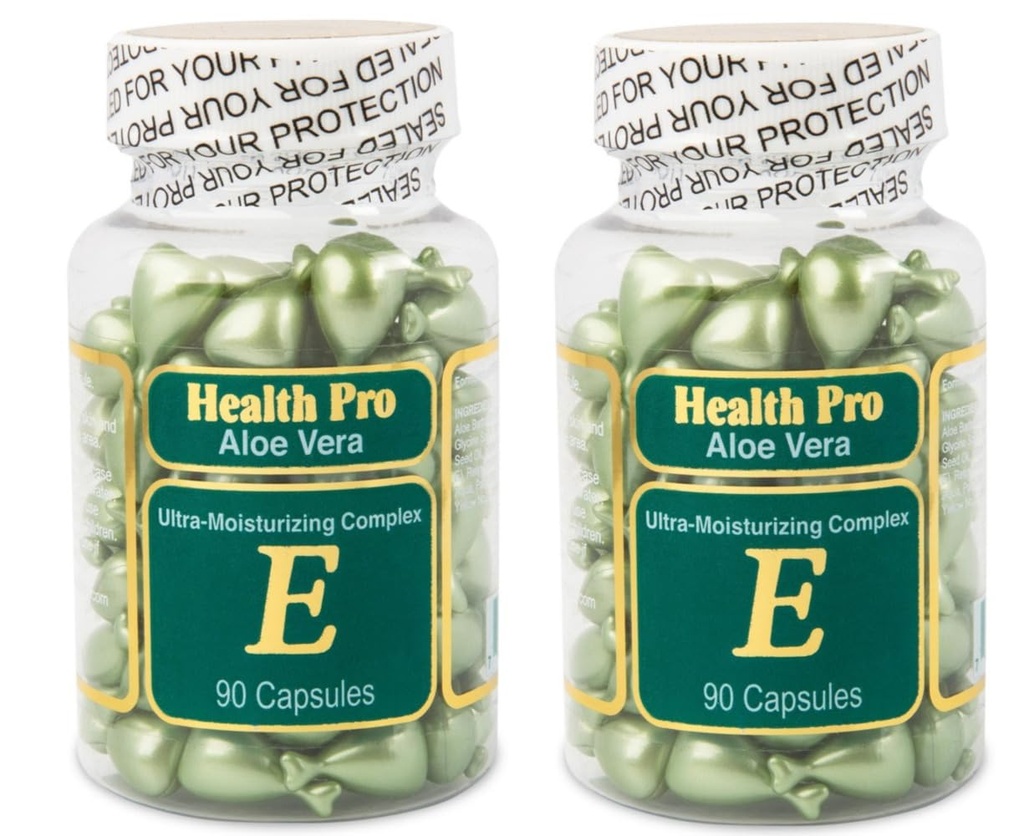 Vitamina E Skin Olio Aloe Vera, 90 Softgels (Pacchetto di 2)