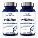 1MD Probiotici completi Platinum | Supporta la salute digestiva | con Prebiotici nutrienti, 51 miliardi di CFU dal vivo, 11 Strains, Dairy-Free | 30 Capsule vegetali (2-Pack)