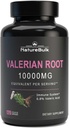 Estratto di radice di valeriana -Equivalente a 1.0000mg, 4X estratto concentrato - Altamente concentrato, 120 capsule