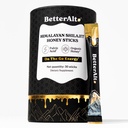 Migliore Alt Pure Himalajit Sticks con miele organico, zafferano | Facile da consumare Shilajit| 30 Stick per il Boost di energia & supporto immunitario, 85+ minerali di trace, 75%+ acido Fulvico