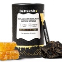 Migliore Alt Pure Himalajit Sticks con miele organico, zafferano | Facile da consumare Shilajit| 30 Stick per il Boost di energia & supporto immunitario, 85+ minerali di trace, 75%+ acido Fulvico