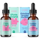 JoySpring Glutathione Liquido e Genius Drops Smartberry Vanilla per bambini